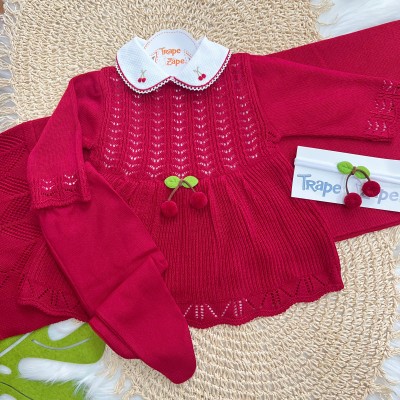 Saída de Maternidade Cerejinha - Vermelho